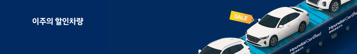 이주의 <br>할인차량