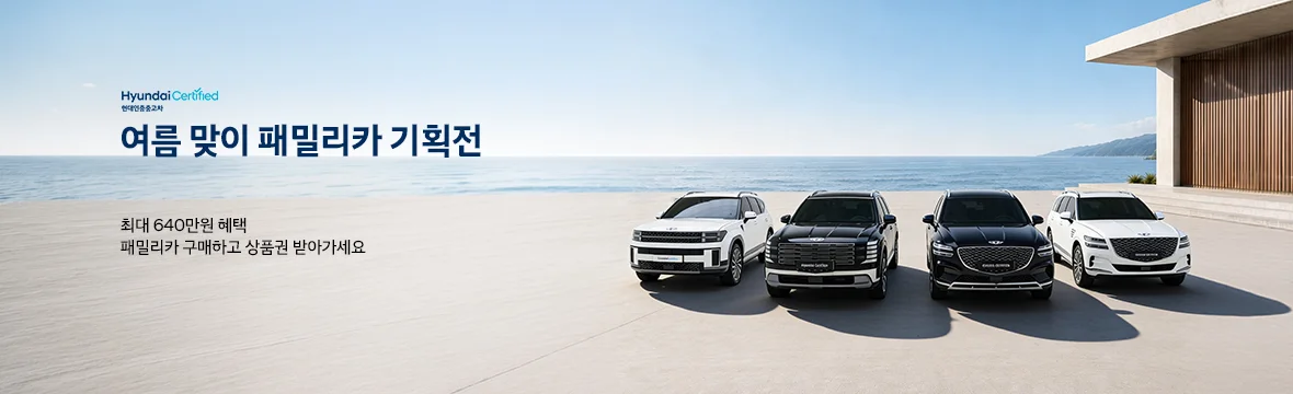 여름 맞이 패밀리카 기획전